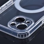 Futerał Clear Mag Cover z ochroną aparatu kompatybilny z MagSafe do IPHONE 15