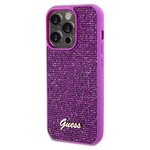 Oryginalne Etui GUESS Hardcase GUHCP14LPMSDGSF do iPhone 14 Pro (Disco Script Metal / fuksja)
