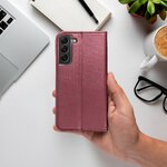 Kabura SMART MAGNETO do SAMSUNG A15 5G burgundowy