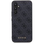 Oryginalne Etui GUESS Hardcase GUHCSA54G4GFGR do Samsung A54 (4G Metal Gold Logo / szary)