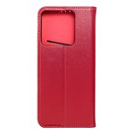 Kabura SMART PRO Book skrzana do XIAOMI Redmi Note 13 5G bordowy