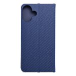 Kabura LUNA Book Carbon do IPHONE 16 Plus niebieski