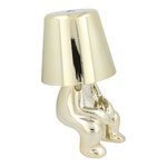 Lampka nocna GOLD MAN Art Deco siedzcy (wzr 2) MLTL