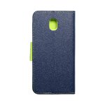 Kabura Fancy Book do  SAMSUNG Galaxy J5 2017 granatowy / limonka