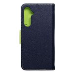 Kabura Fancy Book do SAMSUNG S23 FE granatowy / limonkowy