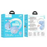 HOCO słuchawki bezprzewodowe bluetooth nagłowne W50 niebieskie