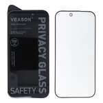 Szko Hartowane 6D Pro Veason Privacy Glass - do Iphone 13 Pro / 14 czarny