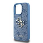 GUESS futerał do IPHONE 16 Pro GUHCP16L4GMGBL (4G PU Big Logo) niebieski