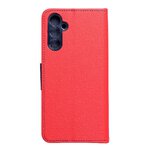 Kabura Fancy Book do SAMSUNG A14 4G / A14 5G czerwony / granatowy