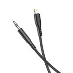 HOCO kabel AUX Jack 3,5 mm do Lightning UPA18 1 m czarny