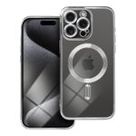 Futerał ELECTRO MAG COVER kompatybilny z MagSafe do IPHONE 15 Pro srebrny