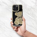 Futerał TEDDY BEAR do IPHONE 14 Pro Max złoty