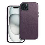 Leather Mag Cover kompatybilne z MagSafe do IPHONE 15 PLUS ciemny fioletowy