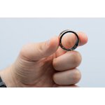 Smart Ring R11M- inteligentny pierścień ze stali ze stacją ładującą rozmiar 13 (22,2mm) złoty