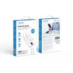 VEGER powerbank 10 000 mAh z wbudowanymi kablami Typ C / Lightning PD QC3.0 2A 22,5W C11C (W1170) biały