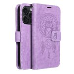 Kabura MEZZO Book do IPHONE 15 Pro apacz snw fioletowy