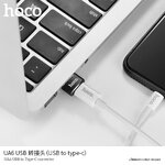 HOCO adapter OTG USB do Typ C UA6 czarny