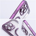 Futera Electro Mag Cover kompatybilny z MagSafe do IPHONE 15 PRO fioletowy