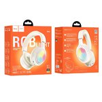 HOCO słuchawki bezprzewodowe bluetooth nagłowne W48 białe