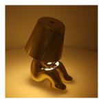 Lampka nocna GOLD MAN Art Deco siedzcy (wzr 4) MLTL