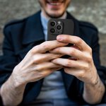 Futerał SILICONE MAG COVER kompatybilny z MagSafe do IPHONE 16 czarny