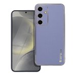 Futera LEATHER Case skrzany do SAMSUNG Galaxy S24 PLUS niebieski