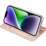 DUX DUCIS Skin Pro - futerał z klapką do Apple iPhone 15 Plus różowy
