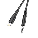 HOCO kabel AUX Jack 3,5 mm do Lightning UPA18 1 m czarny