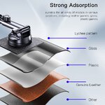 FORCELL F-Grip Excelence uchwyt samochodowy do szyby/deski/kratki magnetyczny czarny