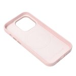 Futerał LEATHER MAG COVER kompatybilny z MagSafe do IPHONE 16 różowy