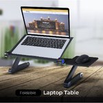 Podstawka pod laptop uniwerslna regulowana + chłodzenie YL-803 czarna