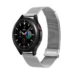 DUX DUCIS pasek MILANESE magnetyczny ze stali nierdzewnej 22 mm srebrny