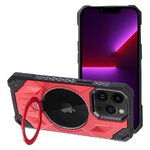 Futera Armor Mag Cover kompatybilny z MagSafe do IPHONE 13 PRO czerwony