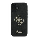 GUESS futerał do IPHONE 16 Plus GUHCP16MHG4SGK (Fixed Glitter Big 4G) czarny