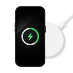 Leather Mag Cover kompatybilne z MagSafe do IPHONE 11 PRO czarny