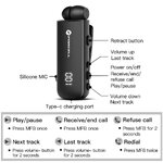 FORCELL F-AUDIO suchawka bezprzewodowa / bluetooth Drive EarBud