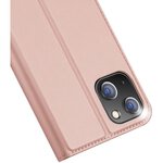 DUX DUCIS Skin Pro - futerał z klapką do Apple iPhone 15 Plus różowy