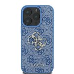 GUESS futerał do IPHONE 16 Pro Max GUHCP16X4GMGBL (4G PU Big Logo) niebieski