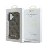 GUESS futerał do IPHONE 16 Plus GUHCP16MG4GFBR (PU 4G Classic) brązowy
