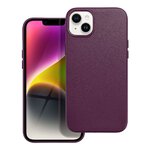 Leather Mag Cover kompatybilne z MagSafe do IPHONE 14 PLUS ciemny fioletowy