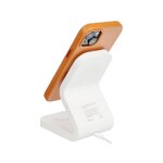 Futerał LEATHER MAG COVER kompatybilny z MagSafe do IPHONE 16 Plus pomarańczowy