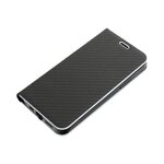Kabura LUNA Book Carbon do IPHONE 14 Pro czarny