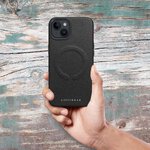 Futera Roar Leather Mag Case kompatybilny z MagSafe - do iPhone 15 Plus Czarny