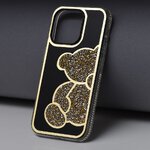 Futerał TEDDY BEAR do IPHONE 13 złoty