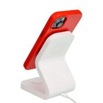 Futerał LEATHER MAG COVER kompatybilny z MagSafe do IPHONE 16 czerwony