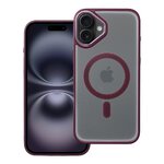 Futerał MATTE MAG COVER kompatybilny z MagSafe do IPHONE 16 Plus czerwony