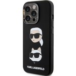 Oryginalne Etui KARL LAGERFELD Hardcase KLHCP15XSDHKCNK do iPhone 15 Pro Max (Silicone KC / czarny)