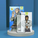 Szkło Hartowane 5D Mr. Monkey Glass - Apple iPhone 13 czarny (Strong Privacy)