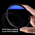 Filtr UV K&F Concept Nano-C HMC UV - 55 mm