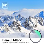 Filtr UV K&F Concept Nano-X MRC UV - 62 mm